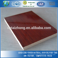 18mm Sapeli Melamine Plywood